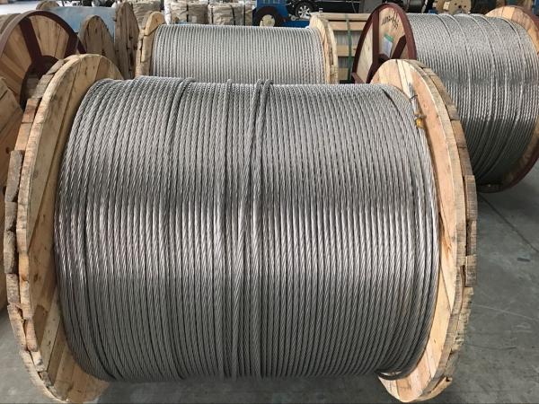 ASTM A 475 Zinc Coated Steel Wire Strand , Non – Alloy High Strength Cable 3 16 Inch