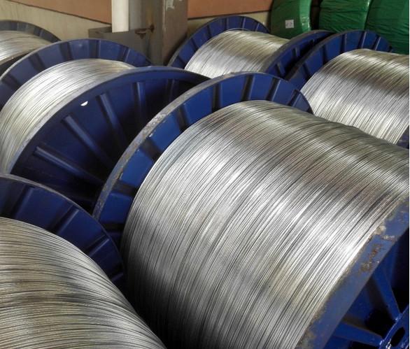 China ASTM B415-92 Acsr Core Wire , Corrosion Resistance Aluminum Electrical Wire supplier