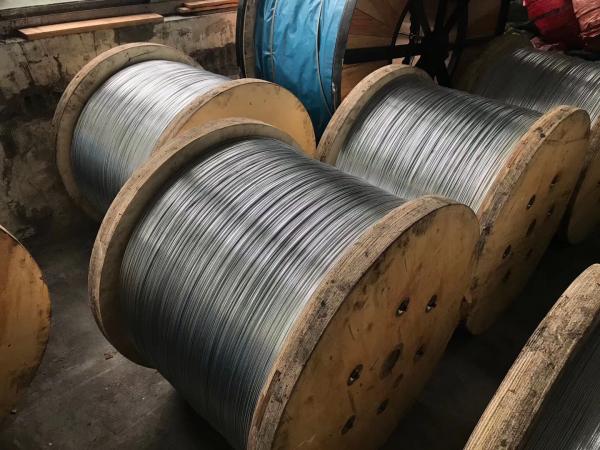  China ASTM B 498 Hot Dipped 1mm Galvanized Steel Wire For ACSR Conductor supplier