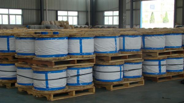  China EHS Steel Messenger Cable Wire 5/16" As Per ASTM A 475 Class A Zinc Coating supplier