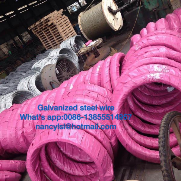 China Grade700-Grade1300 Steel Messenger Cable Galvanized Steel Wire Strand For Stay Wire As Per BS183 supplier