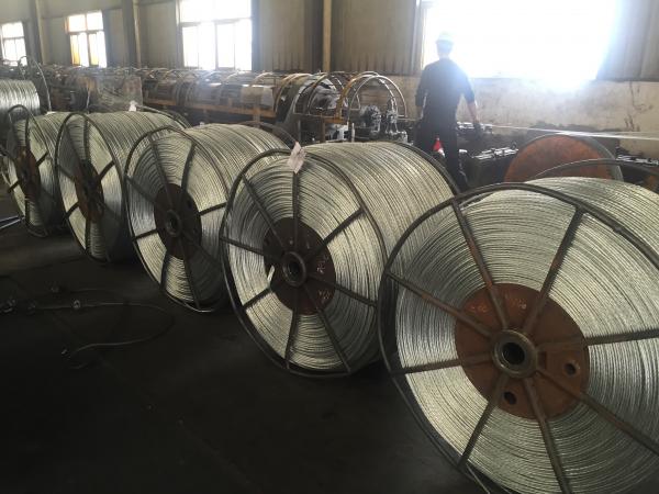  China High Tensile ASTM A 475 Galvanized Steel Wire Strand Anti Twisted For Flexible Duct supplier