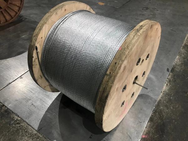 High Tensile Strength 1×2 Galvanized Steel Wire Strand For ACSR Conductor