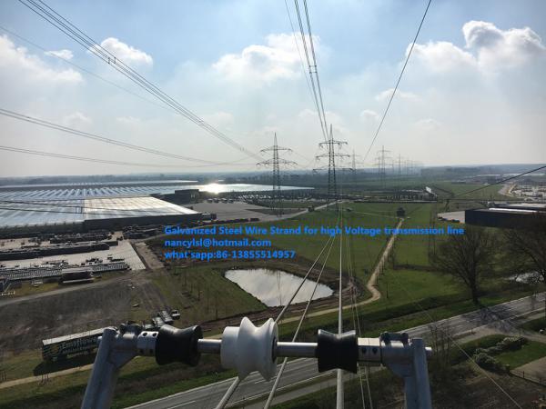 High Tensile Strength Galvanized Strand For High Voltage Transmission Line