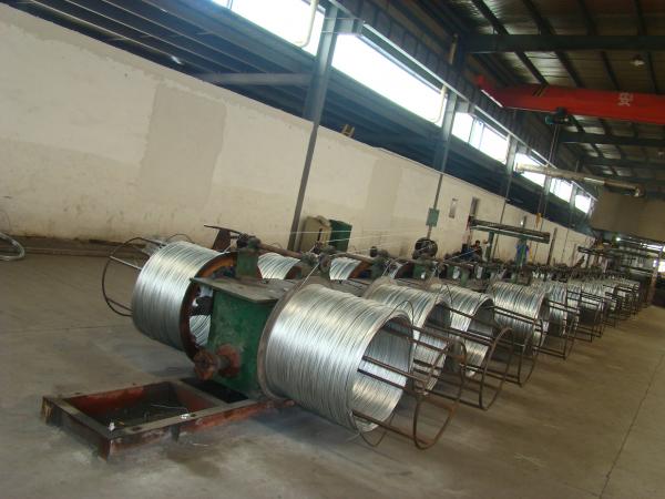  China High Tension ASTM A 475 BS 183 Galvanized Steel Strand For Guy Wire Stay Wire supplier