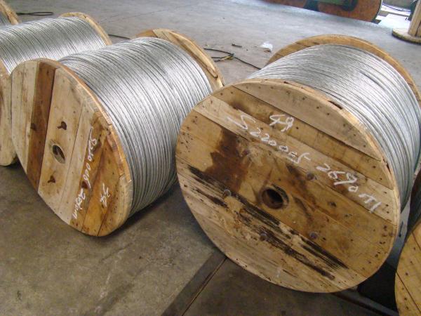  China High Voltage Transmission Lines Galvanized Wire Cable Increase The Tensile Force supplier