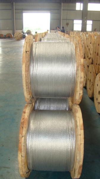  China Low / Middle Carbon Messenger Wire Strand 5 16 Inch With ASTM A 475 EHS supplier