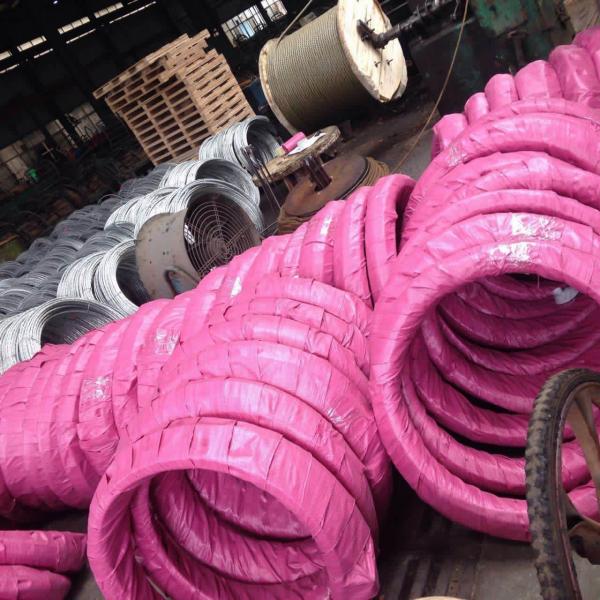  China Low Relaxation Galvanized Stay Stranded Steel Wire For Mining And Stay Cable Bridge supplier