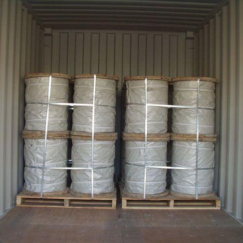 Middle And High Carbon Galvanized Steel Rope , Non – Alloy Bridge Strand Guy Wire
