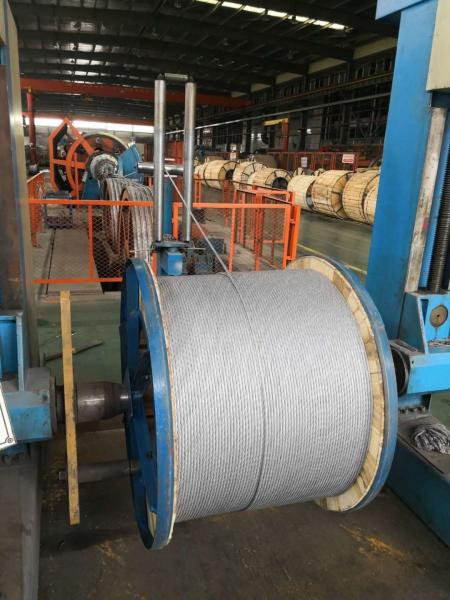  China More Layers LT -190521-1 Aluminium Clad Steel Strands For Underground Wire supplier