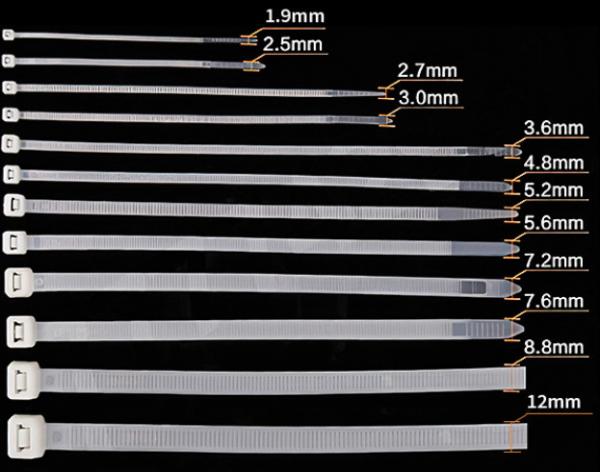 Nylon 66 PA Plastic Self-Locking Cable Tie