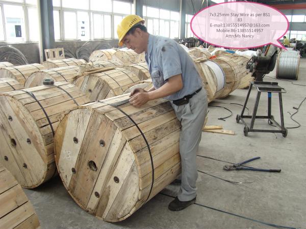 Water Resistant Galvanized Steel Strand , 1.0-4.8mm Gauge High Strength Wire