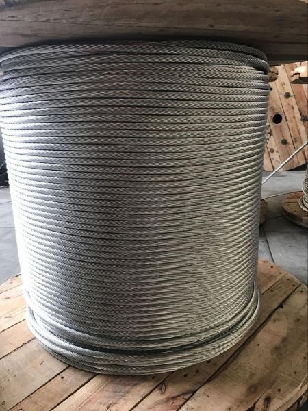  China Zinc Coated 1×19 Galvanized Steel Wire Strand 5.00-19.00MM For Make Stay Wire supplier