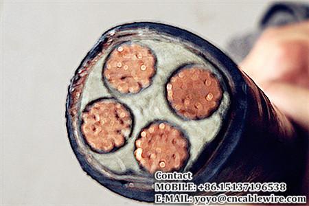  China 0.6/1 kV 4 Cores XLPE Insulated STA Power Cable supplier