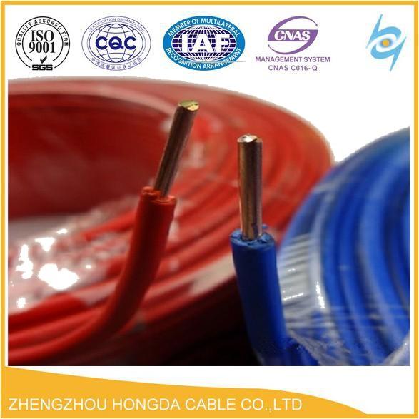  China 300/500V BV / RV / BVV 1.5mm 2.5mm 4mm 6mm 10mm 16mm electric cable wire made in china for house industrial supplier