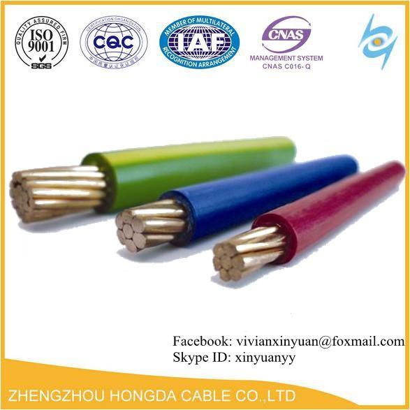 600V 90℃/75℃ Dry or Wet PVC Insulated and Nylon Jacketed THHN / THWN / THWN-2 electrical cable