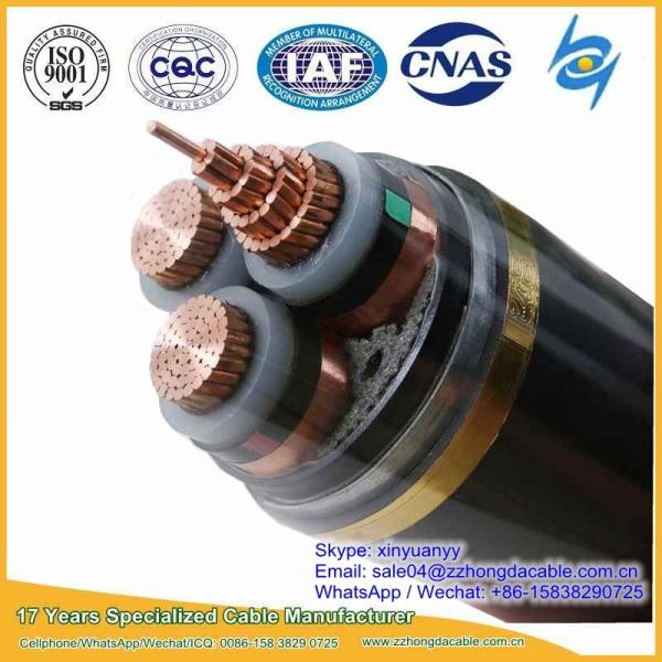  China Hot sale 10kV 3x120mm2 XLPE Insulated Steel Tape Armoured Power Cable supplier