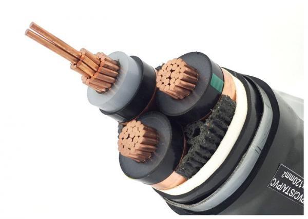  China Aluminum Conductor 70mm2 3.6KV XLPE Power Cables 3 Core AWA Armoured supplier