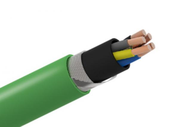ISO9001 Composite 4.3mm Hybrid Fiber Power Cable 4 Core Single Mode
