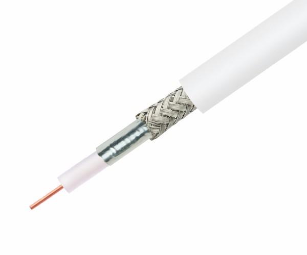  China RoHS PE Insulated 30V 75ohm Flexible Coaxial Cable , RG59 RF Coaxial Cable supplier