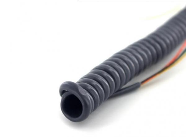  China SRPVC Insulated 4 Core UL20549 Spiral Power Cable Bare Copper supplier