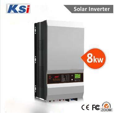  China 8kw 10kw 48v hybrid solar inverter with MPPT charger for solar power system for home and government supplier