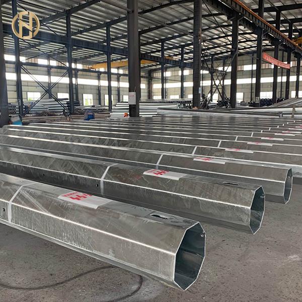  China 10 – 30M Hot Dip Galvanized Pole ASTM 123 ASTM 153 30FT 10KV – 550KV supplier
