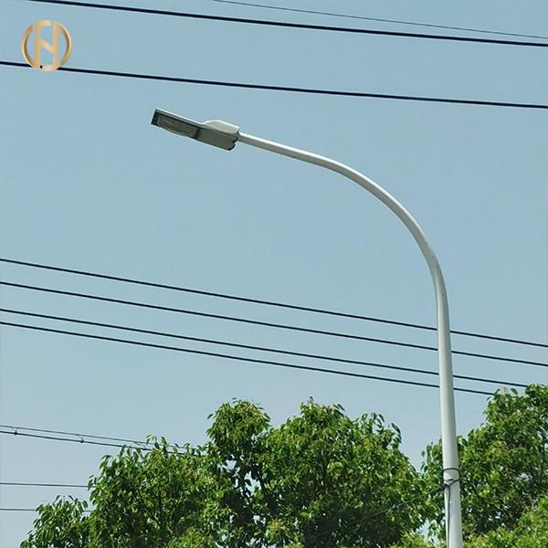 12M Galvanized Q345B Steel Street Light Pole