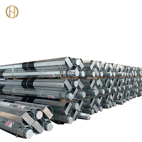  China 12M Galvanized Steel Light Pole For Power Distribution supplier