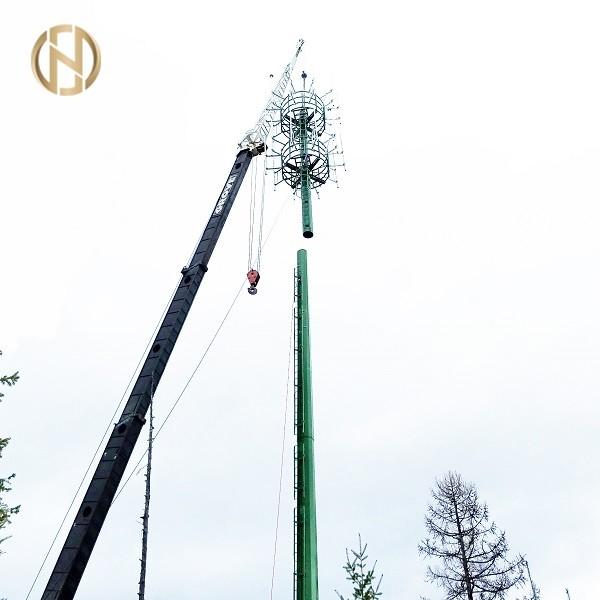  China 30M Q235 Telecommunication Post For Antenna Equipment supplier