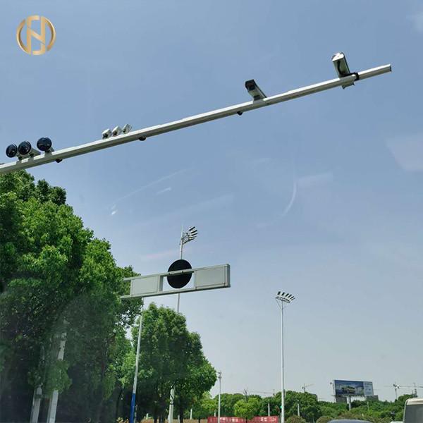3M 4.5M 5M 6M Traffic Light Pole Durable For Signal Light Board In Road