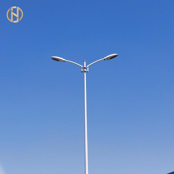 5M Q235B Street Light Post Round Conical All In One Earthquake Resistant