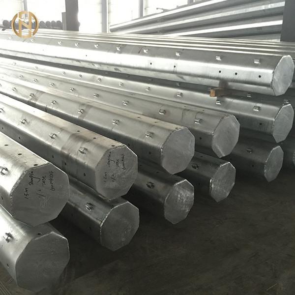  China 9M 30FT Steel Tubular Pole 200daN 2KN GR50 Wind Resistant Long Service Life supplier