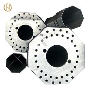 Angle Degree 12 Side Telescopic Electric Power Post 86um 161kv Black With Zinc Color