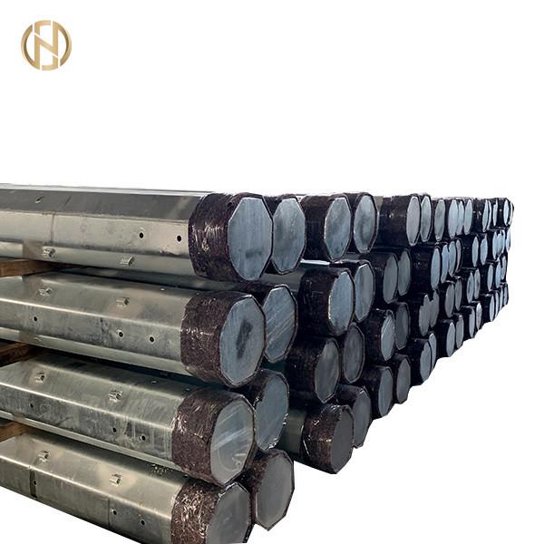 Bitumen Electric Power Transmission Pole 5.3KN – 20KN Black 98% Zinc Painting