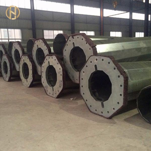 Custom Height Swaged Tubular Steel Pole ASTM GR65 Materia Shaft