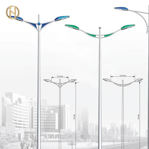  China Custom Made Outdoor Street Light Post AWS D 1.1 Welding Long Service Life supplier