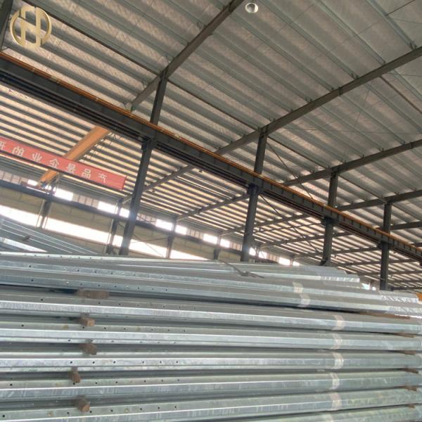  China Customized Size Metal Power Pole , 69KV 90FT Steel Electric Pole Q460C supplier