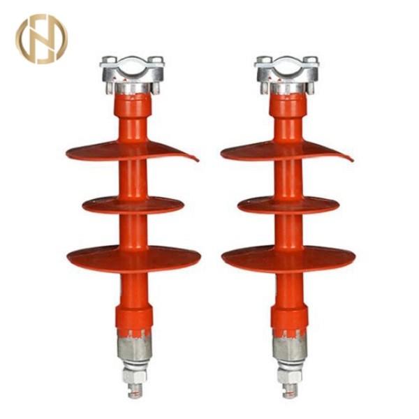 Easy Installation Pole Accessories , 1-35kV Composite Pin Insulator