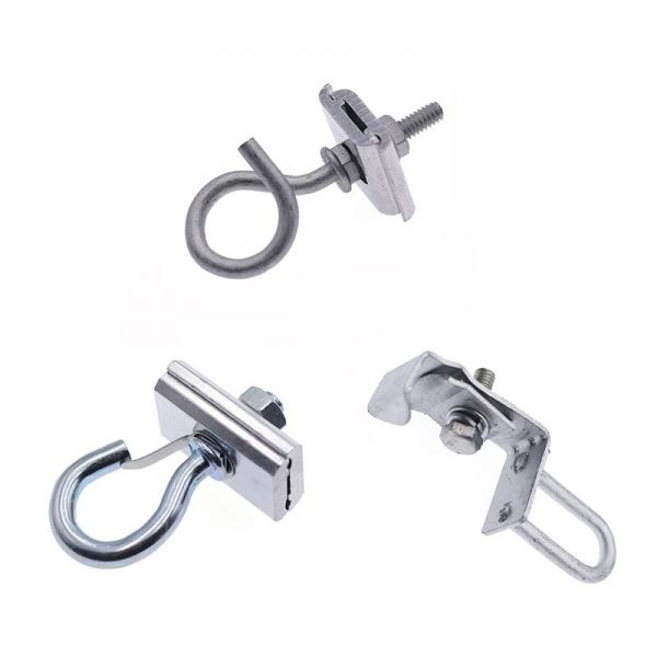  China Electric power fittings Span Clamp Splint Hook Optical Cable Bracket Ftth Stainless Steel Suspension Span Clamp supplier