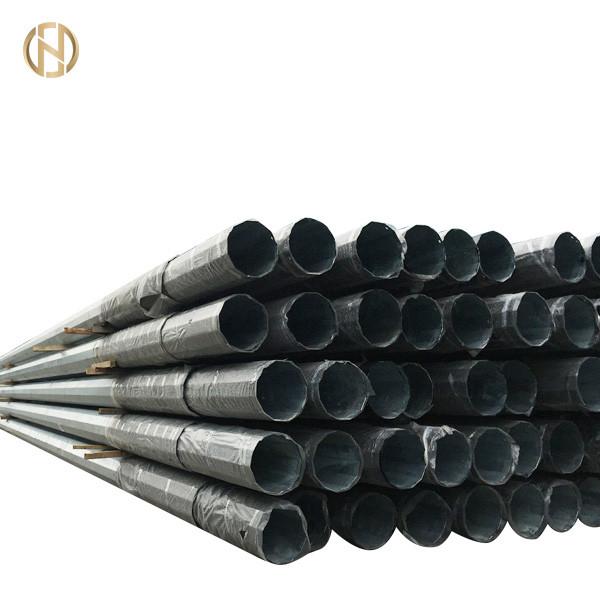  China Electricity Industry Galvanised Power Pole Galvanized Steel Electrical Pole supplier