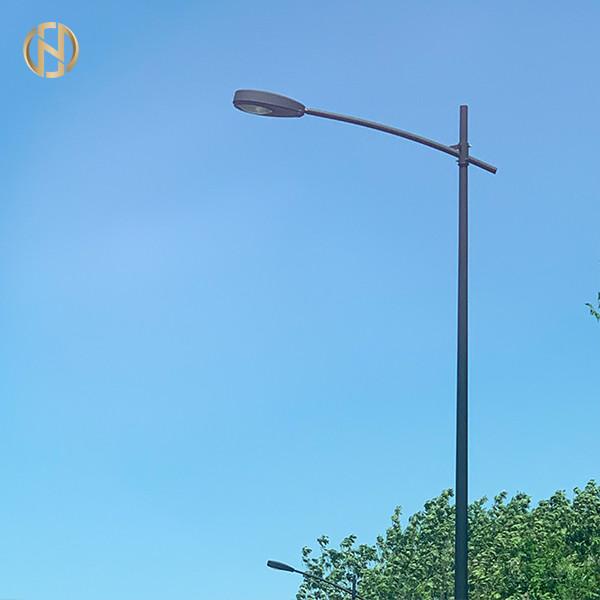 Galvanized Street Light Pole , 3M 6M 9M 12M Custom Octagonal Light Pole