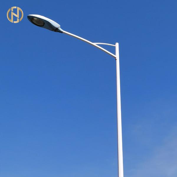  China Galvanized Street Light Pole / 7M Street Lamp Pole Customized Height supplier