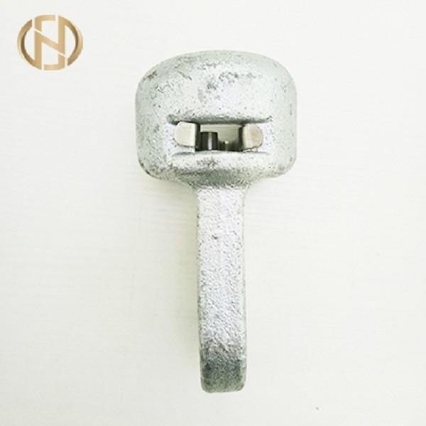 Hot Dip Galvanized Steel Socket Clevis Eye Convenient For Insulator