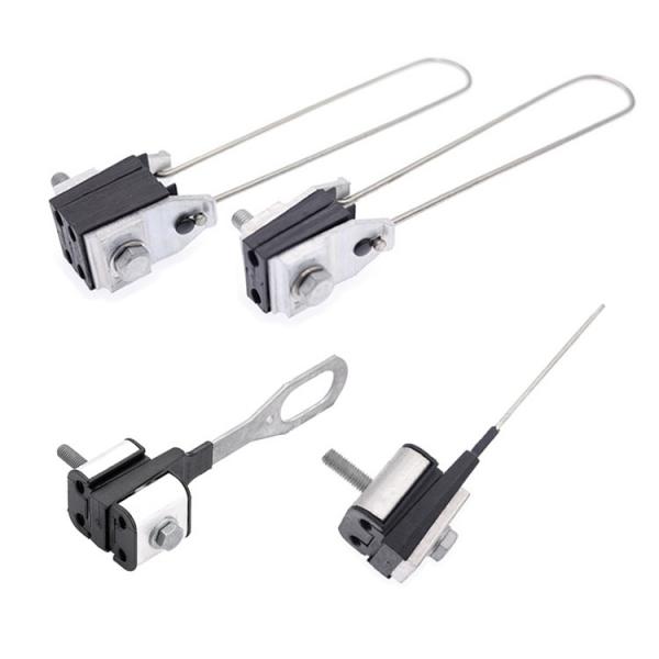 Metal Insulating Dead End Clamp Aluminum Wire Anchoring Wedge Tension Cable