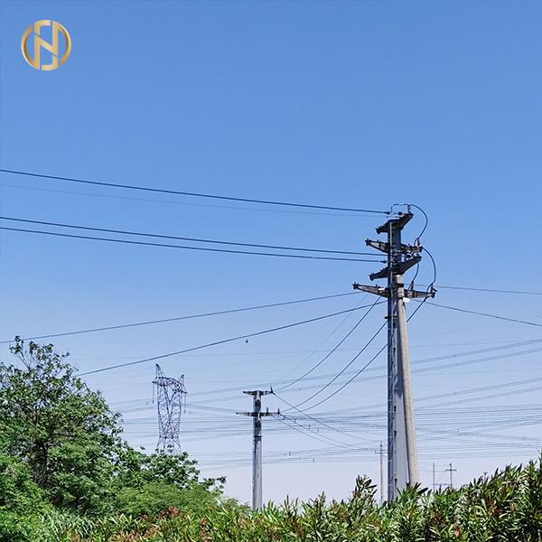  China Multi Pyramidal Conical Utility Electrical Power Pole supplier