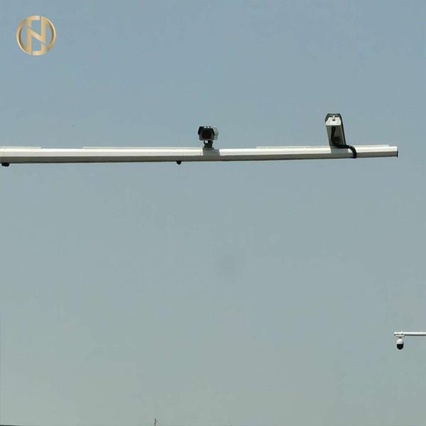 Octagonal Shape Steel CCTV Pole 3-20M Mounting Height Wind Resistant
