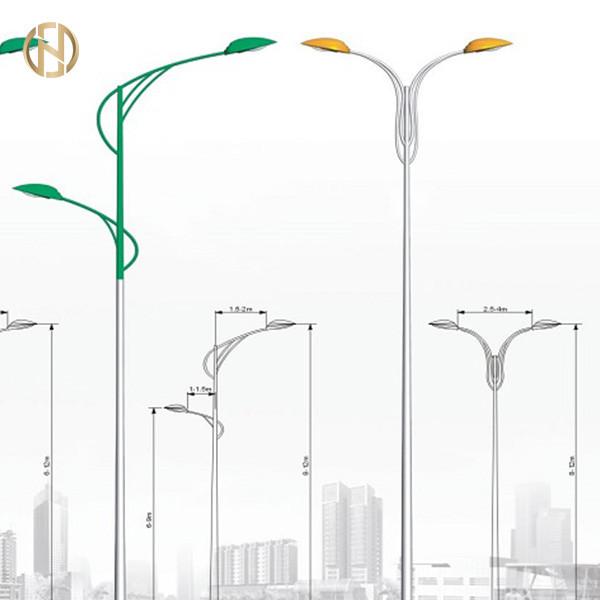  China Octagonal Street Light Pole 3-10mm Thickness supplier
