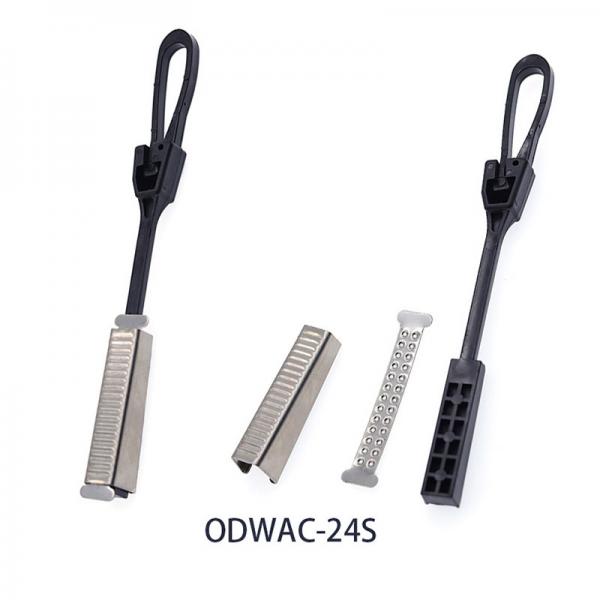 ODWAC Series FTTH Cable Suspension Clamp Stainless Steel Wire Tension
