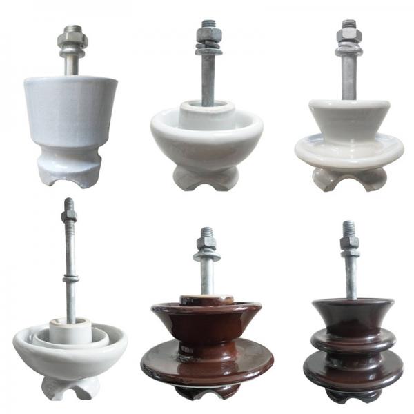 Pin Type Anti Pollution Porcelain Insulator Aluminum Alloy